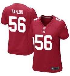 Womens Nike New York Giants 56 Lawrence Taylor Game Red Alternate NFL Jersey Womens Nike New York Giants 56 Lawrence Taylor Game Red Alternate NFL Jersey