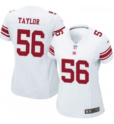 Womens Nike New York Giants 56 Lawrence Taylor Game White NFL Jersey Womens Nike New York Giants 56 Lawrence Taylor Game White NFL Jersey