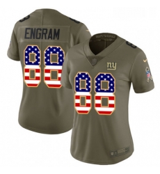 Womens Nike New York Giants 88 Evan Engram Limited OliveUSA Flag 2017 Salute to Service NFL Jersey Womens Nike New York Giants 88 Evan Engram Limited OliveUSA Flag 2017 Salute to Service NFL Jersey