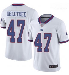 Giants #47 Alec Ogletree White Youth Stitched Football Limited Rush Jersey Giants #47 Alec Ogletree White Youth Stitched Football Limited Rush Jersey