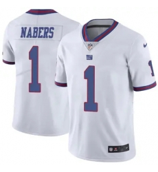 Youth New York Giants #1 Malik Nabers Nike Color Rush Nike Stitched Jersey Youth New York Giants #1 Malik Nabers Nike Color Rush Nike Stitched Jersey