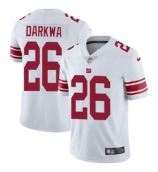 Youth Nike Giants #26 Orleans Darkwa White Stitched NFL Vapor Untouchable Limited Jersey Youth Nike Giants #26 Orleans Darkwa White Stitched NFL Vapor Untouchable Limited Jersey
