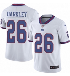 Youth Nike New York Giants 26 Saquon Barkley Limited White Rush Vapor Untouchable NFL Jersey Youth Nike New York Giants 26 Saquon Barkley Limited White Rush Vapor Untouchable NFL Jersey