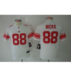 Youth Nike New York Giants 88# Hakeem Nicks White Limited Jerseys Youth Nike New York Giants 88# Hakeem Nicks White Limited Jerseys