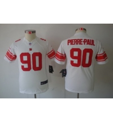 Youth Nike New York Giants 90 Pierre-Paul White Limited Jerseys Youth Nike New York Giants 90 Pierre-Paul White Limited Jerseys