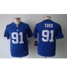 Youth Nike New York Giants 91# Justin Tuck Blue Limited Jerseys Youth Nike New York Giants 91# Justin Tuck Blue Limited Jerseys