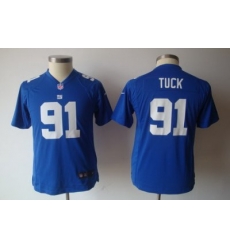 Youth Nike New York Giants 91# Justin Tuck Kids Blue Jersey(S-XL) Youth Nike New York Giants 91# Justin Tuck Kids Blue Jersey(S-XL)