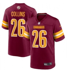 Men Washington Commanders 26 Landon Collins 2022 Burgundy Game Stitched Jersey Men Washington Commanders 26 Landon Collins 2022 Burgundy Game Stitched Jersey
