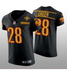 Men Washington Commanders 28 Darrell Green 90th Anniversary Black Elite Stitched Jersey Men Washington Commanders 28 Darrell Green 90th Anniversary Black Elite Stitched Jersey