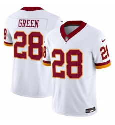 Men Washington Commanders 28 Darrell Green White 2025 F U S E  Throwback Vapor Limited Stitched Football Jersey