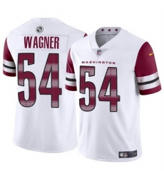Men Washington Commanders 54 Bobby Wagner White Vapor Limited Stitched Football Jersey Men Washington Commanders 54 Bobby Wagner White Vapor Limited Stitched Football Jersey