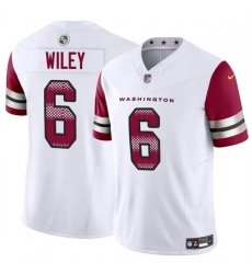 Men Washington Commanders 6 Michael Wiley White 2024 F U S E Vapor Limited Stitched Football Jersey Men Washington Commanders 6 Michael Wiley White 2024 F U S E Vapor Limited Stitched Football Jersey