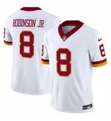 Men Washington Commanders 8 Brian Robinson Jr White 2025 F U S E Throwback Vapor Limited Stitched Football Jersey Men Washington Commanders 8 Brian Robinson Jr White 2025 F U S E Throwback Vapor Limited Stitched Football Jersey