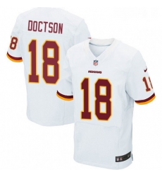 Mens Nike Washington Redskins 18 Josh Doctson Elite White NFL Jersey Mens Nike Washington Redskins 18 Josh Doctson Elite White NFL Jersey