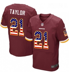 Mens Nike Washington Redskins 21 Sean Taylor Elite Burgundy Red Home USA Flag Fashion NFL Jersey Mens Nike Washington Redskins 21 Sean Taylor Elite Burgundy Red Home USA Flag Fashion NFL Jersey