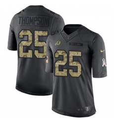 Mens Nike Washington Redskins 25 Chris Thompson Limited Black 2016 Salute to Service NFL Jersey Mens Nike Washington Redskins 25 Chris Thompson Limited Black 2016 Salute to Service NFL Jersey