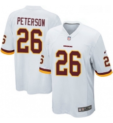 Mens Nike Washington Redskins 26 Adrian Peterson Game White NFL Jersey Mens Nike Washington Redskins 26 Adrian Peterson Game White NFL Jersey
