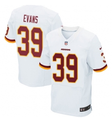 Mens Nike Washington Redskins #39 Josh Evans Elite White NFL Jersey Mens Nike Washington Redskins #39 Josh Evans Elite White NFL Jersey