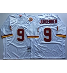 Mitchell And Ness Redskins #9 sonny jurgensen white Throwback Stitched NFL Jersey Mitchell And Ness Redskins #9 sonny jurgensen white Throwback Stitched NFL Jersey