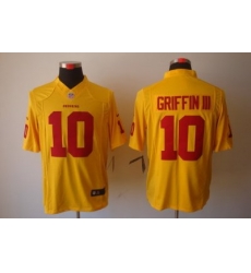 Nike NFL Washington Redskins #10 Robert Griffin III Yellow Color LIMITED NFL Jerseys Nike NFL Washington Redskins #10 Robert Griffin III Yellow Color LIMITED NFL Jerseys