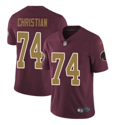 Nike Redskins #74 Geron Christian Burgundy Red Alternate Mens Stitched NFL Vapor Untouchable Limited Jersey Nike Redskins #74 Geron Christian Burgundy Red Alternate Mens Stitched NFL Vapor Untouchable Limited Jersey