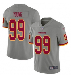 Nike Redskins 99 Chase Young Gray Men Stitched NFL Limited Inverted Legend Jersey Nike Redskins 99 Chase Young Gray Men Stitched NFL Limited Inverted Legend Jersey