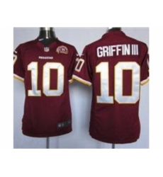 Nike Washington RedSkins 10 Robert Griffin III Red Game 80TH Patch NFL Jersey Nike Washington RedSkins 10 Robert Griffin III Red Game 80TH Patch NFL Jersey