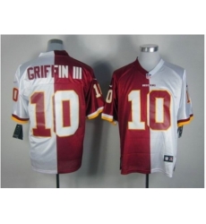 Nike Washington Redskins 10 Robert Griffin III white red Elite split NFL Jersey Nike Washington Redskins 10 Robert Griffin III white red Elite split NFL Jersey