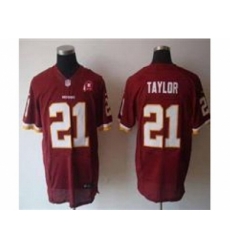 Nike Washington Redskins 21 Fred Taylor Red Elite80TH Patch NFL Jersey Nike Washington Redskins 21 Fred Taylor Red Elite80TH Patch NFL Jersey