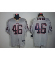Nike Washington Redskins 46 Alfred Morris Grey Elite Lights Out NFL Jersey