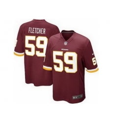 Nike Washington Redskins 59 London Fletcher Red Game NFL Jersey Nike Washington Redskins 59 London Fletcher Red Game NFL Jersey