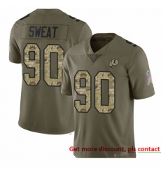 Redskins 90 Montez Sweat Olive Camo Men Stitched Football Limited 2017 Salute To Service Jersey Redskins 90 Montez Sweat Olive Camo Men Stitched Football Limited 2017 Salute To Service Jersey