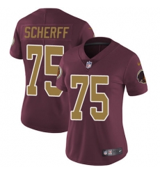 Nike Redskins #75 Brandon Scherff Burgundy Red Alternate Womens Stitched NFL Vapor Untouchable Limited Jersey Nike Redskins #75 Brandon Scherff Burgundy Red Alternate Womens Stitched NFL Vapor Untouchable Limited Jersey