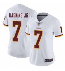 Redskins #7 Dwayne Haskins Jr White Women Stitched Football Vapor Untouchable Limited Jersey Redskins #7 Dwayne Haskins Jr White Women Stitched Football Vapor Untouchable Limited Jersey