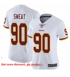 Redskins 90 Montez Sweat White Women Stitched Football Vapor Untouchable Limited Jersey Redskins 90 Montez Sweat White Women Stitched Football Vapor Untouchable Limited Jersey