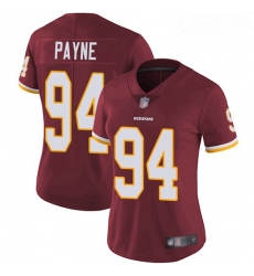 Redskins #94 Da 27Ron Payne Burgundy Red Team Color Women Stitched Football Vapor Untouchable Limited Jersey Redskins #94 Da 27Ron Payne Burgundy Red Team Color Women Stitched Football Vapor Untouchable Limited Jersey