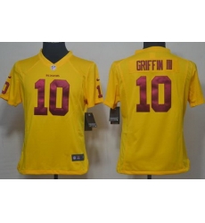 Women Nike Washington Redskins 10# Robert Griffin III Yellow Nike NFL Jerseys Women Nike Washington Redskins 10# Robert Griffin III Yellow Nike NFL Jerseys