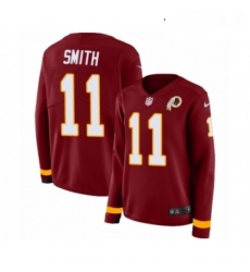 Womens Nike Washington Redskins 11 Alex Smith Limited Burgundy Therma Long Sleeve NFL Jersey Womens Nike Washington Redskins 11 Alex Smith Limited Burgundy Therma Long Sleeve NFL Jersey