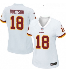 Womens Nike Washington Redskins 18 Josh Doctson Game White NFL Jersey Womens Nike Washington Redskins 18 Josh Doctson Game White NFL Jersey