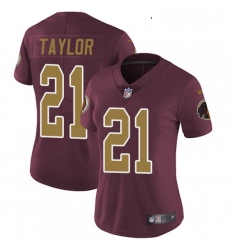 Womens Nike Washington Redskins 21 Sean Taylor Burgundy RedGold Number Alternate 80TH Anniversary Vapor Untouchable Limited Player NFL Jersey Womens Nike Washington Redskins 21 Sean Taylor Burgundy RedGold Number Alternate 80TH Anniversary Vapor Untouchable Limited Player NFL Jersey