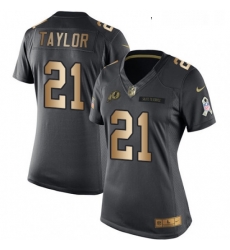 Womens Nike Washington Redskins 21 Sean Taylor Limited BlackGold Salute to Service NFL Jersey Womens Nike Washington Redskins 21 Sean Taylor Limited BlackGold Salute to Service NFL Jersey