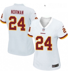 Womens Nike Washington Redskins 24 Josh Norman Game White NFL Jersey Womens Nike Washington Redskins 24 Josh Norman Game White NFL Jersey