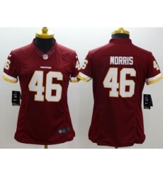 Women's Nike Washington Redskins #46 Alfred Morris Burgundy Red Team Color Stitched NFL Limited Jersey Women's Nike Washington Redskins #46 Alfred Morris Burgundy Red Team Color Stitched NFL Limited Jersey