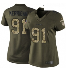 Womens Nike Washington Redskins 91 Ryan Kerrigan Elite Green Salute to Service NFL Jersey Womens Nike Washington Redskins 91 Ryan Kerrigan Elite Green Salute to Service NFL Jersey