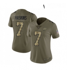 Womens Washington Redskins 7 Dwayne Haskins Limited Olive Camo 2017 Salute to Service Football Jersey Womens Washington Redskins 7 Dwayne Haskins Limited Olive Camo 2017 Salute to Service Football Jersey