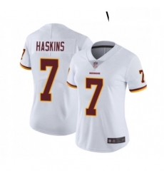 Womens Washington Redskins 7 Dwayne Haskins White Vapor Untouchable Limited Player Football Jersey Womens Washington Redskins 7 Dwayne Haskins White Vapor Untouchable Limited Player Football Jersey