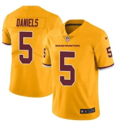 Youth Washington Commanders 5 Jayden Daniels Burgundy Rush Stitched Football Jersey Youth Washington Commanders 5 Jayden Daniels Burgundy Rush Stitched Football Jersey