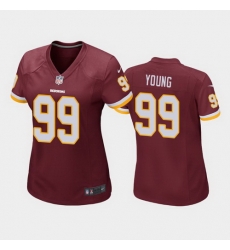 women chase young washington redskins burgundy game jersey women chase young washington redskins burgundy game jersey