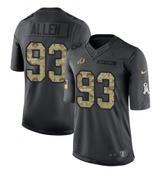 Nike Redskins #93 Jonathan Allen Black Youth Stitched NFL Limited 2016 Salute to Service Jersey Nike Redskins #93 Jonathan Allen Black Youth Stitched NFL Limited 2016 Salute to Service Jersey