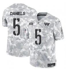 Youth Washington Commanders 5 Jayden Daniels 2024 F U S E Arctic Camo Salute To Service Limited Stitched Football Jersey Youth Washington Commanders 5 Jayden Daniels 2024 F U S E Arctic Camo Salute To Service Limited Stitched Football Jersey